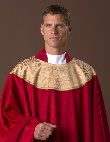 Canterbury Red Chasuble