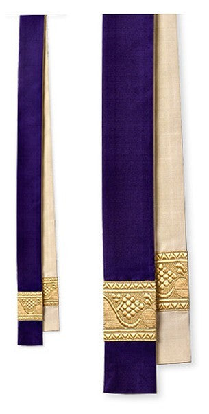 Micah Stole: purple liturgical vestment for priest or deacon – The Holy ...