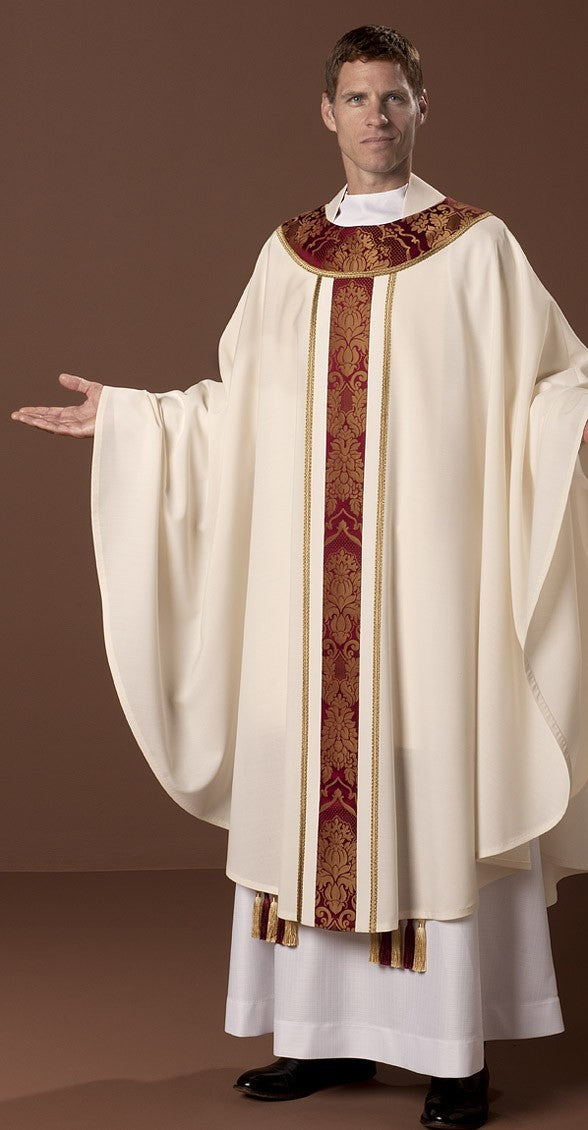 Rouen Chasuble: liturgical vestment for priest or deacon – The Holy ...